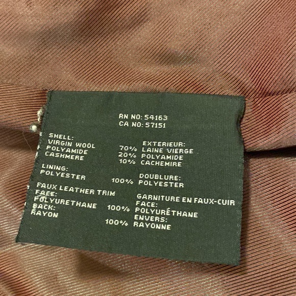 Marc New York Andrew Marc Black Wool Coat - Picture 6 of 6